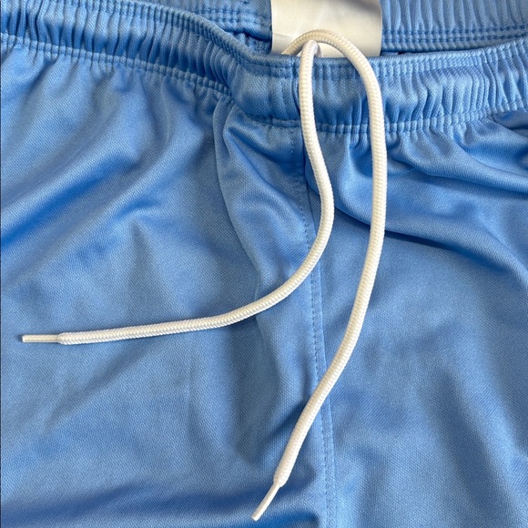 Nike woman’s Light Blue and White Athletic Shorts embroidered logo size large - Picture 4 of 10